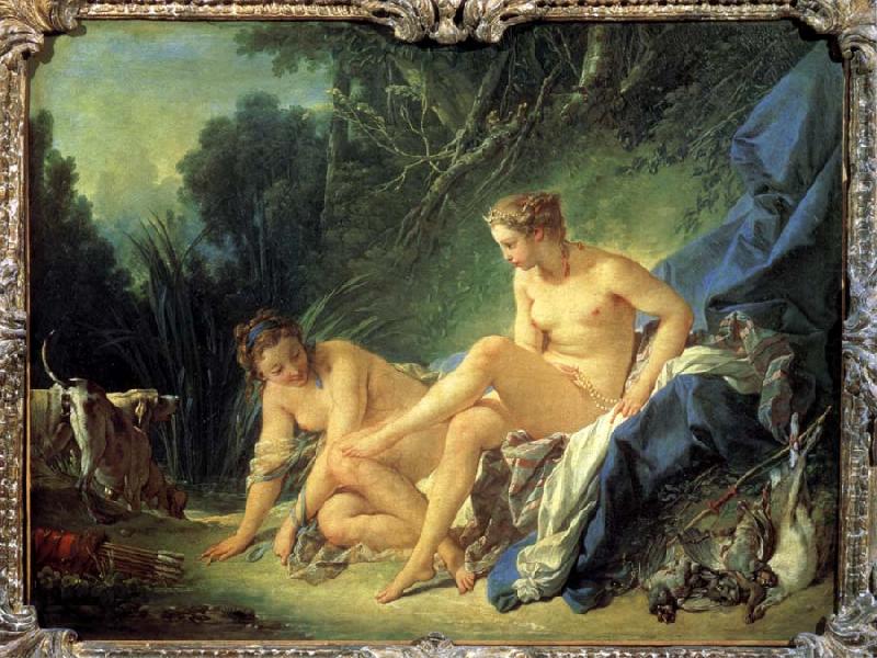 Diana After Bathing, Francois Boucher